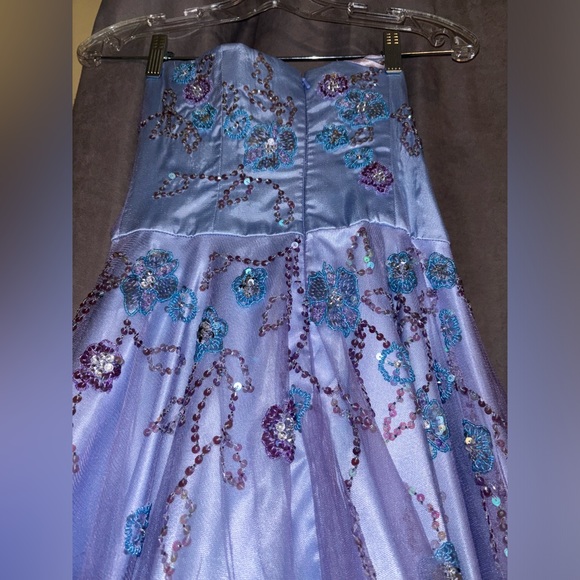 Strapless NINA CANACCI prom dress - Picture 4 of 7